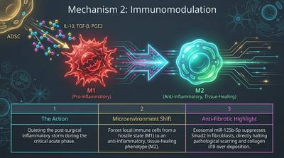 Mechanism 2: Immunomodulation and the M1-to-M2 Macrophage Switch