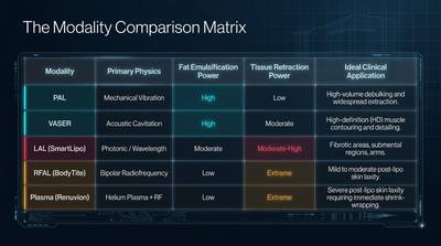 Energy Modality Comparison: Emulsification Power vs Retraction Power