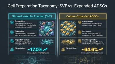 SVF vs Culture-Expanded ADSCs: The Two Cell Routes Compared